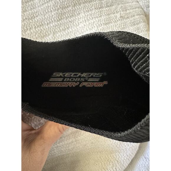 Skechers Black BOBS Women’s Sparrow 2.0- Allegiance Crew Sneaker SZ 7.5 - Picture 5 of 6